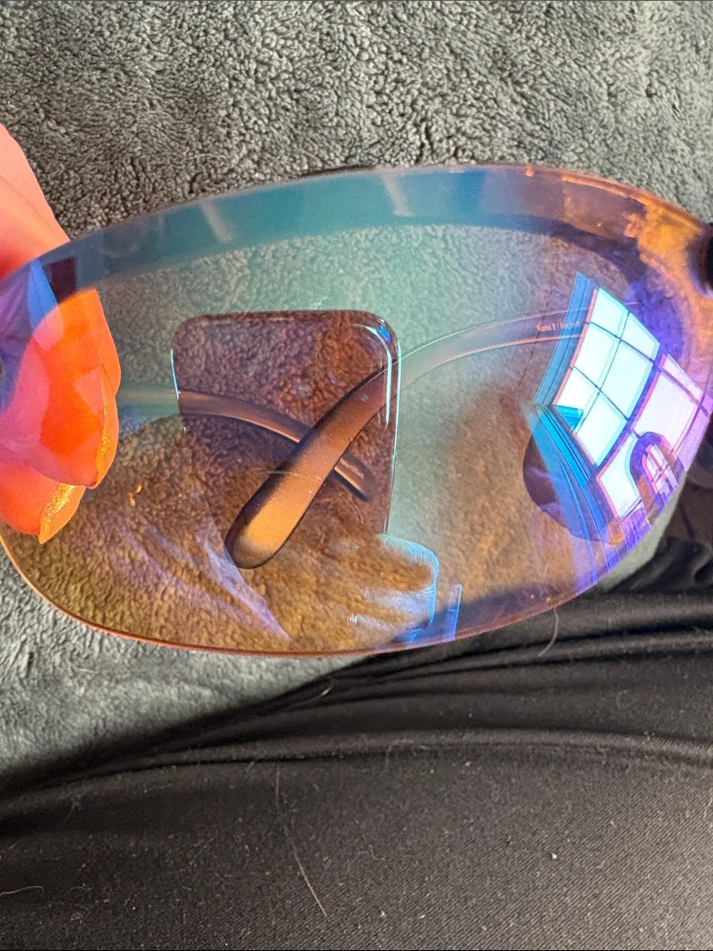 native eyewear nano 2 asphalt polarized mirrored sport sunglasses 57